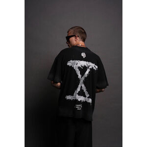 Darc Sport 10 Years of NFGU Anniversary Premium Tee in Black Drift Wash - Small